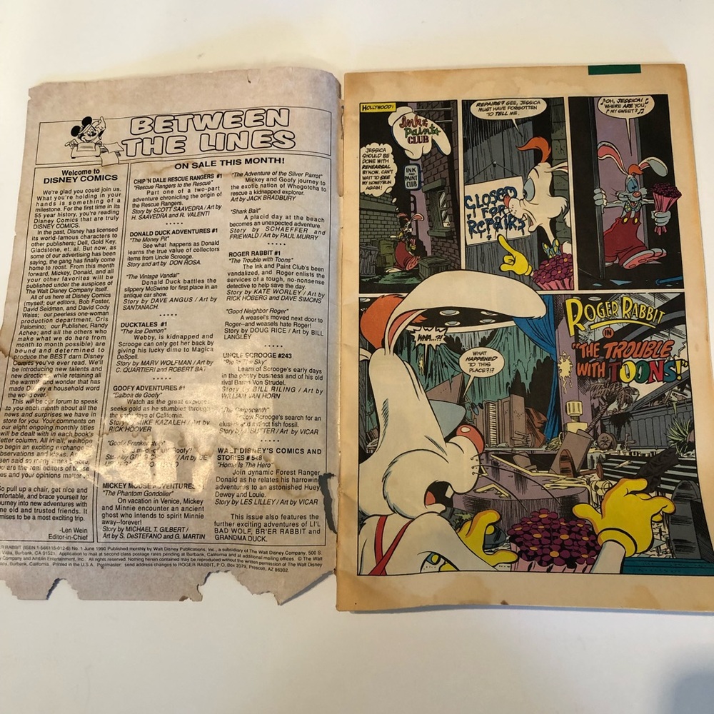 1990s Roger Rabbit comic book - Picture 2 of 7